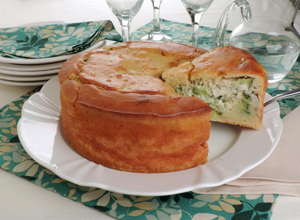 Torta de brócolis incrementada 