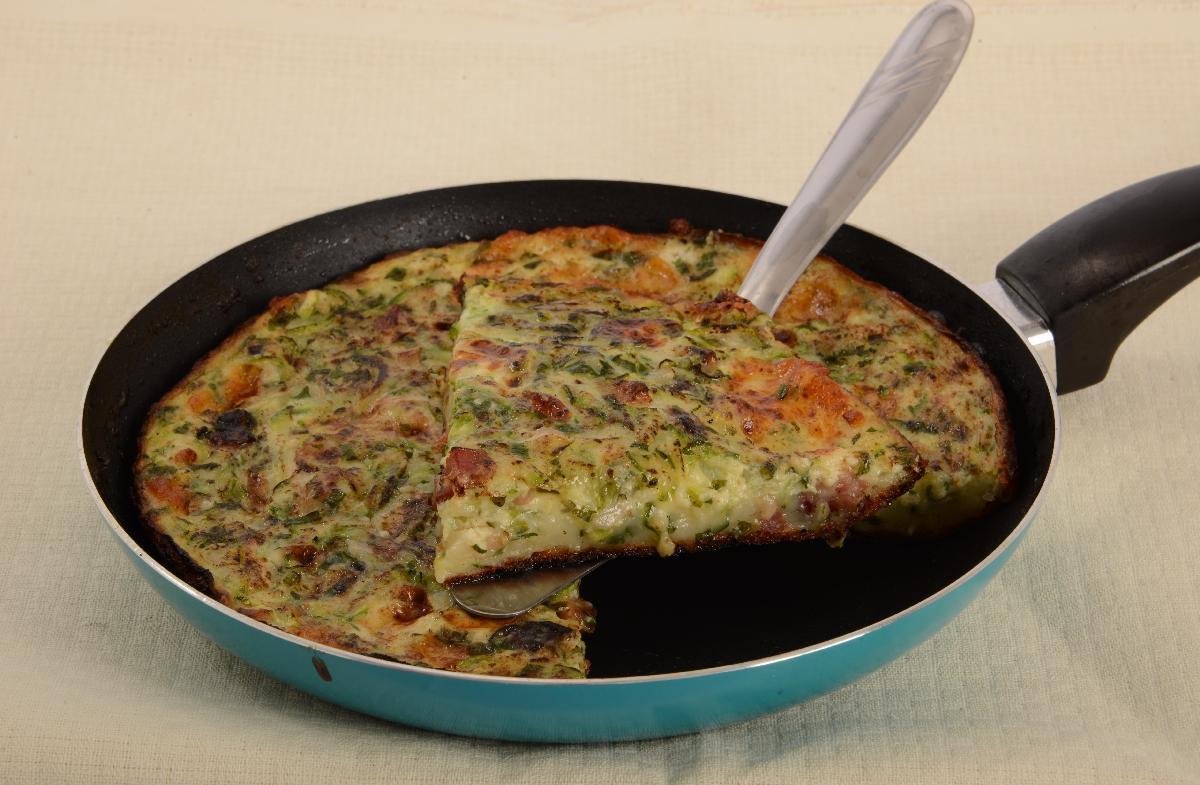 Torta de crepioca na frigideira 