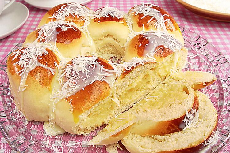 Receita de Rosca creme de coco 