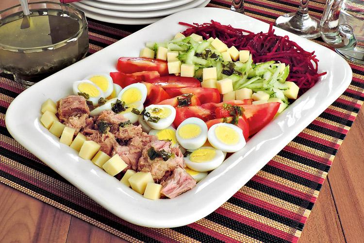 Salada de atum prática 