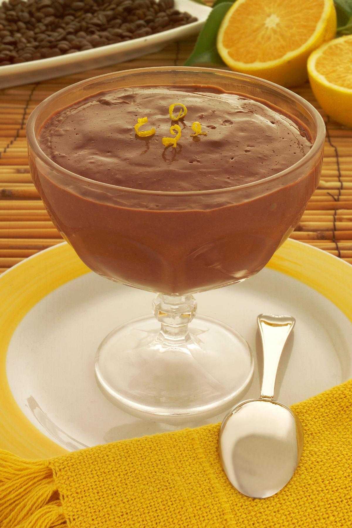Creme de chocolate com café light 