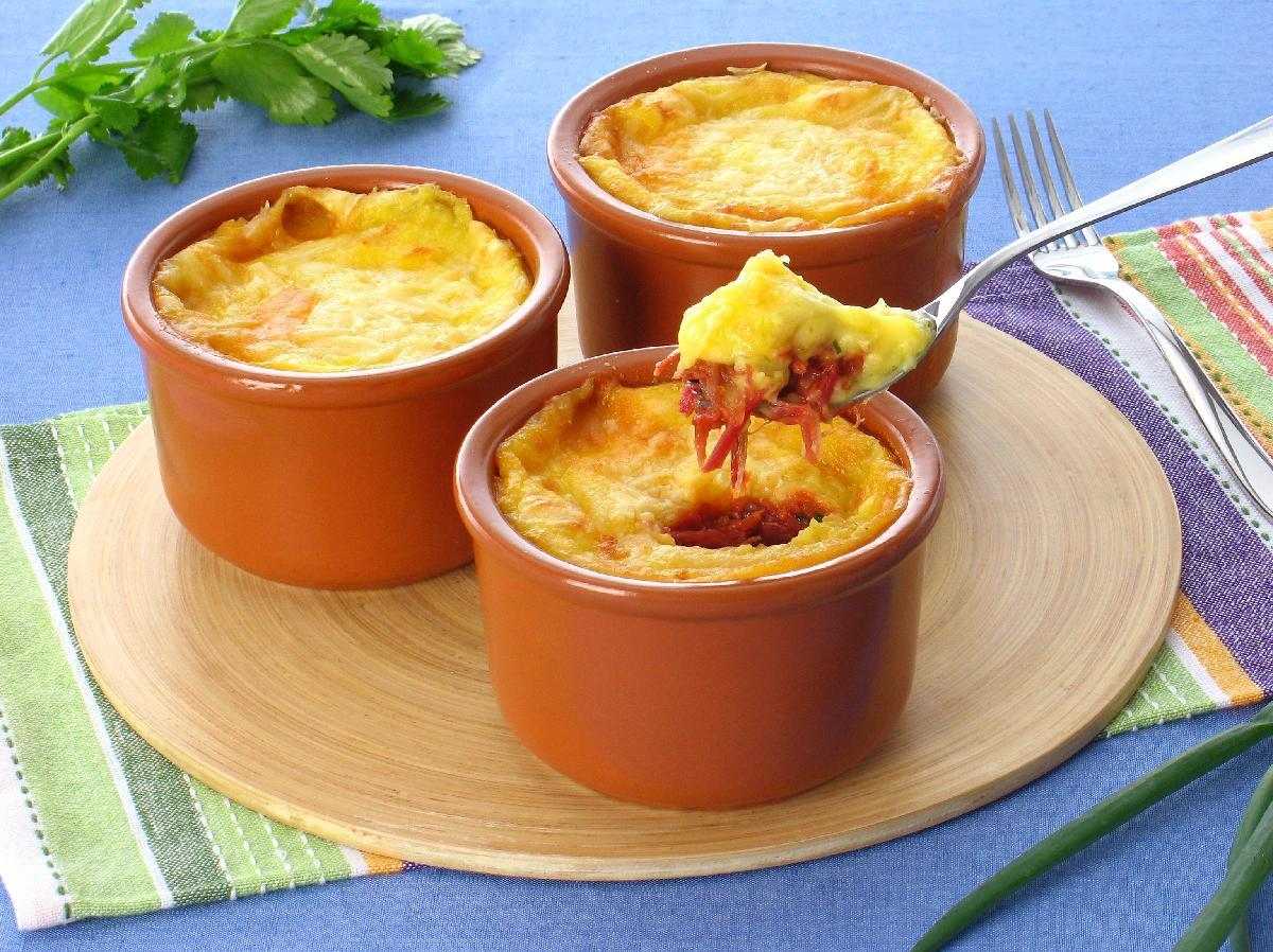 Escondidinho de mandioquinha com carne-seca 