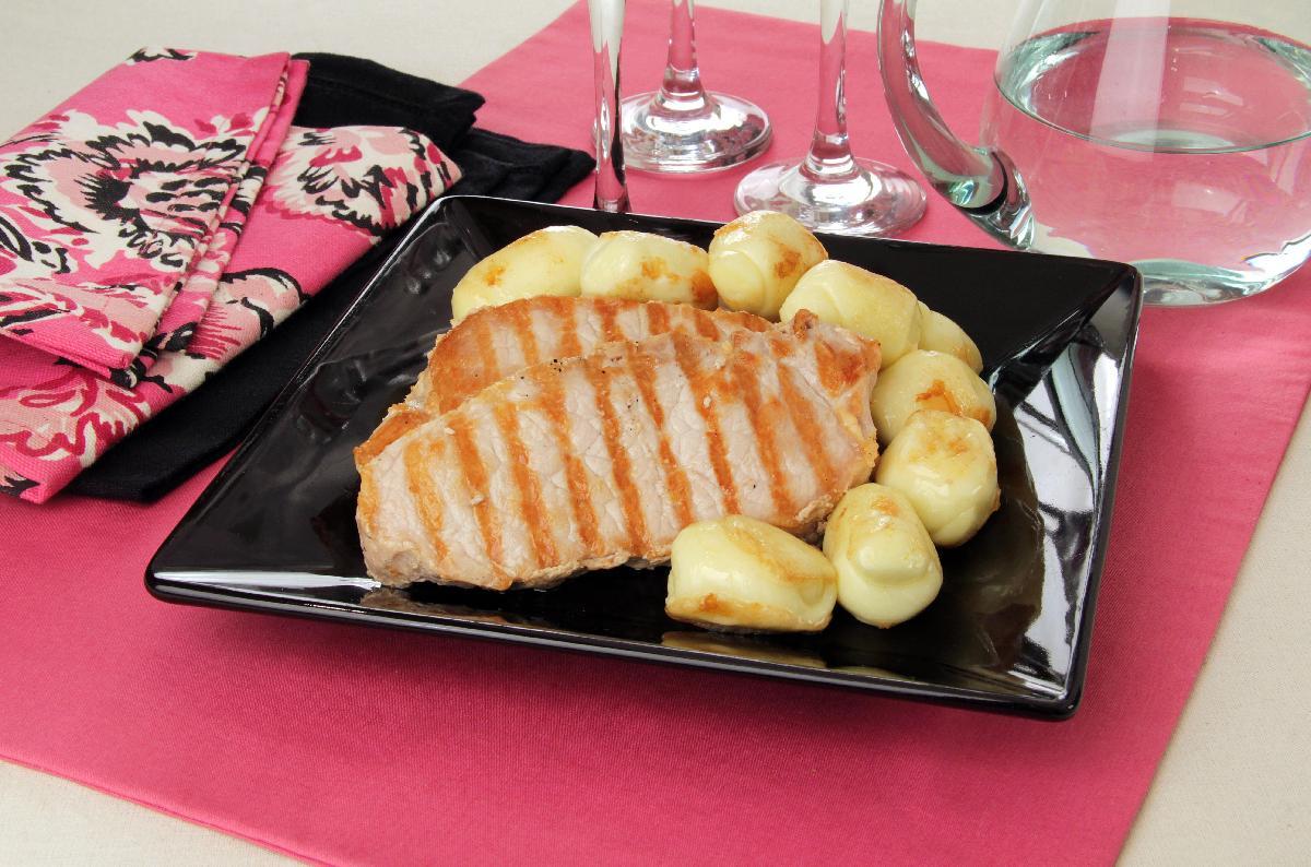 Lombo grelhado com queijo nozinho 