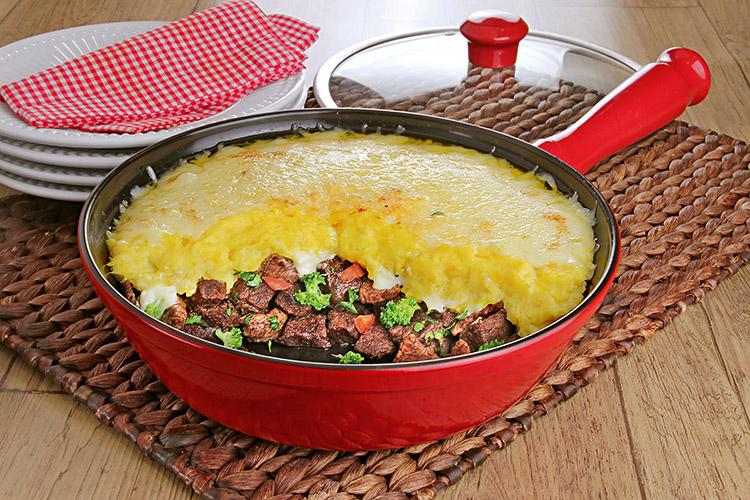 Escondidinho de frigideira 