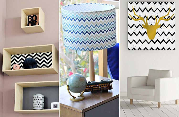 Chevron: 10 objetos de decoração com a estampa 
