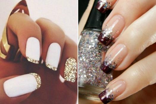 10 modelos de unhas decoradas com glitter para você brilhar! 