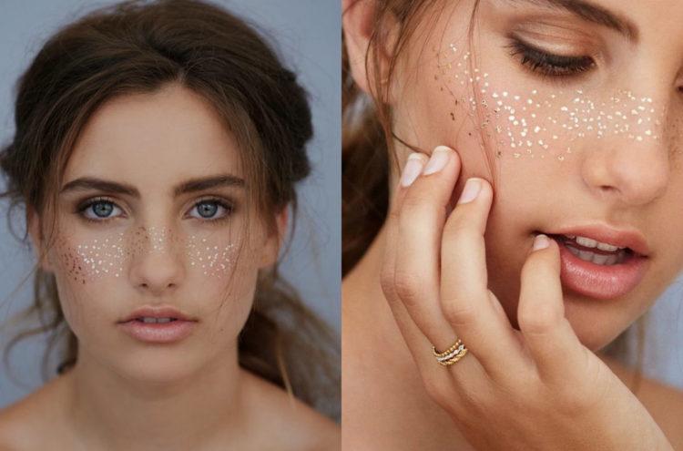 Sardas de glitter: inspire-se na tendência e arrase no make de Carnaval 