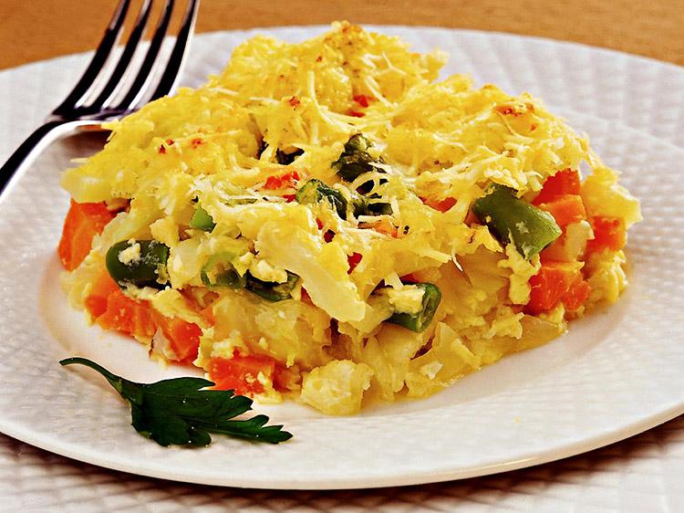 Receita de legumes na fôrma 