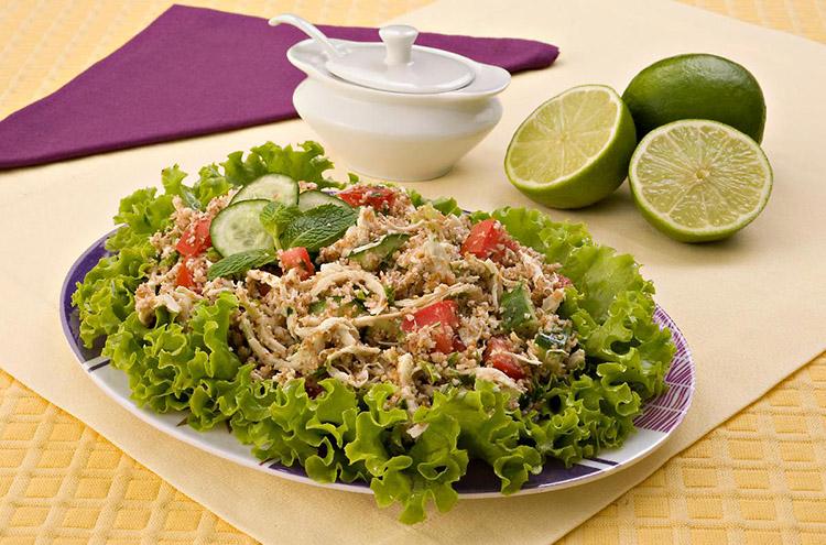 Tabule com frango 