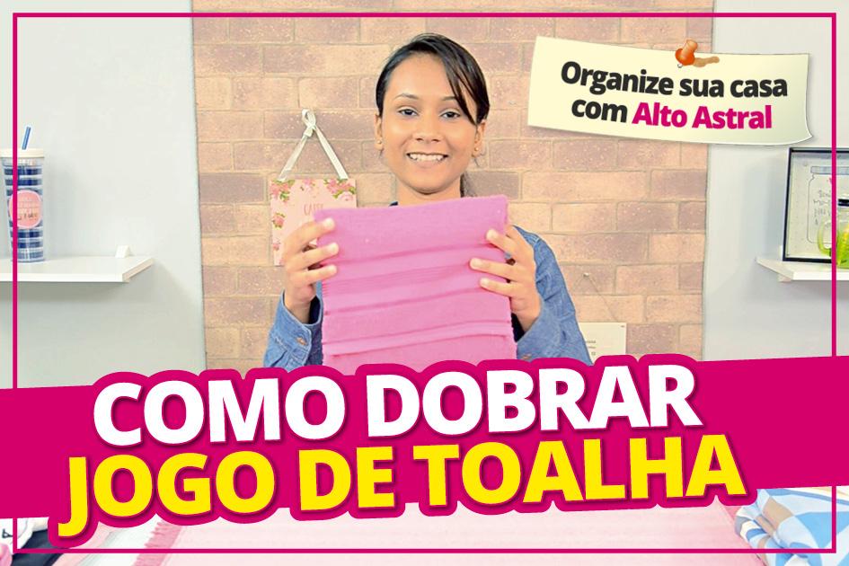 Como dobrar jogo de toalhas: aprenda com a personal organizer! 