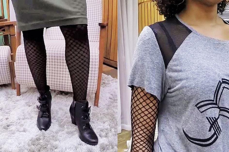 Moda de inverno: aprenda como usar meia arrastão! 