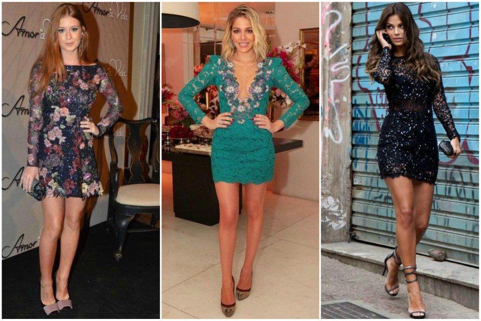 Quando o assunto é festa social, você já pensa no vestido que vai usar? Mas, e no frio? O segredo é investir na manga comprida e no vestido curto de festa!