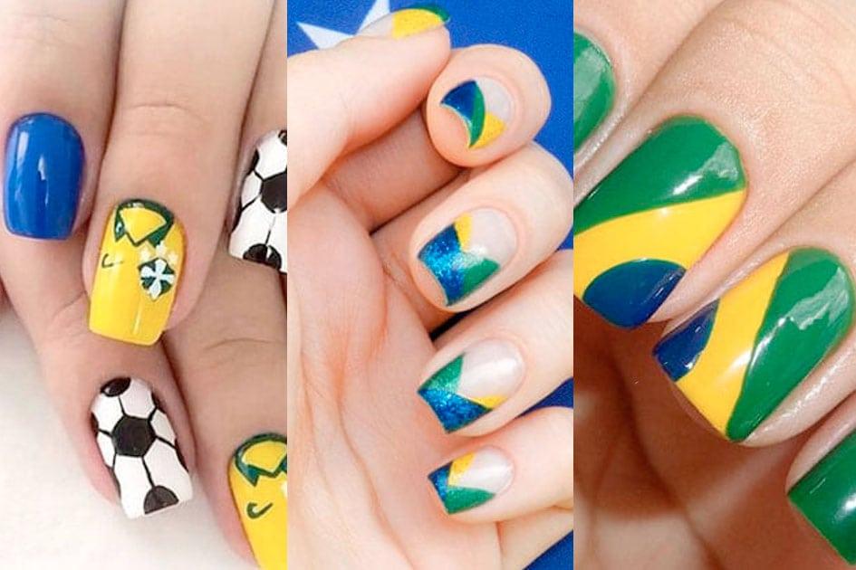 Unhas decoradas para a Copa do Mundo: confira 14 ideias e inspire-se 