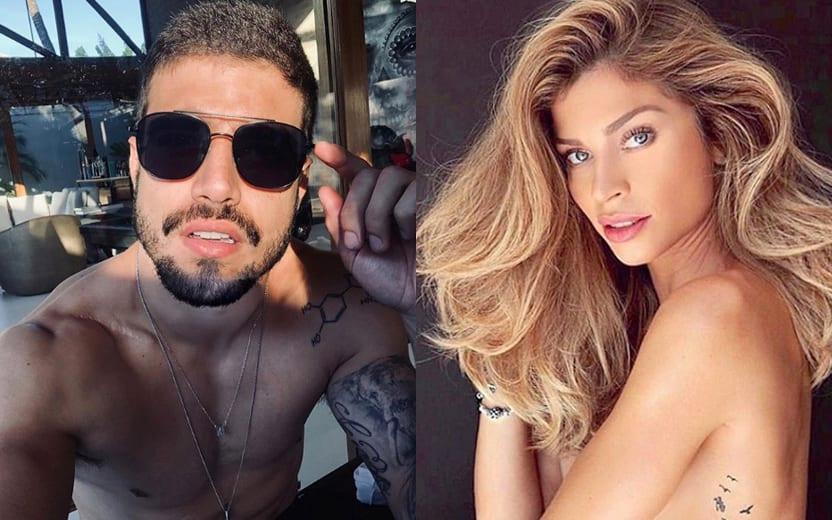Caio Castro e Grazi Massafera curtem Rock in Rio juntos e trocam emojis fofos 