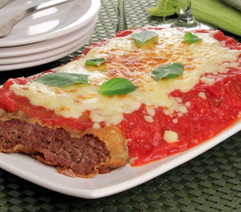 parmegiana de carne moída