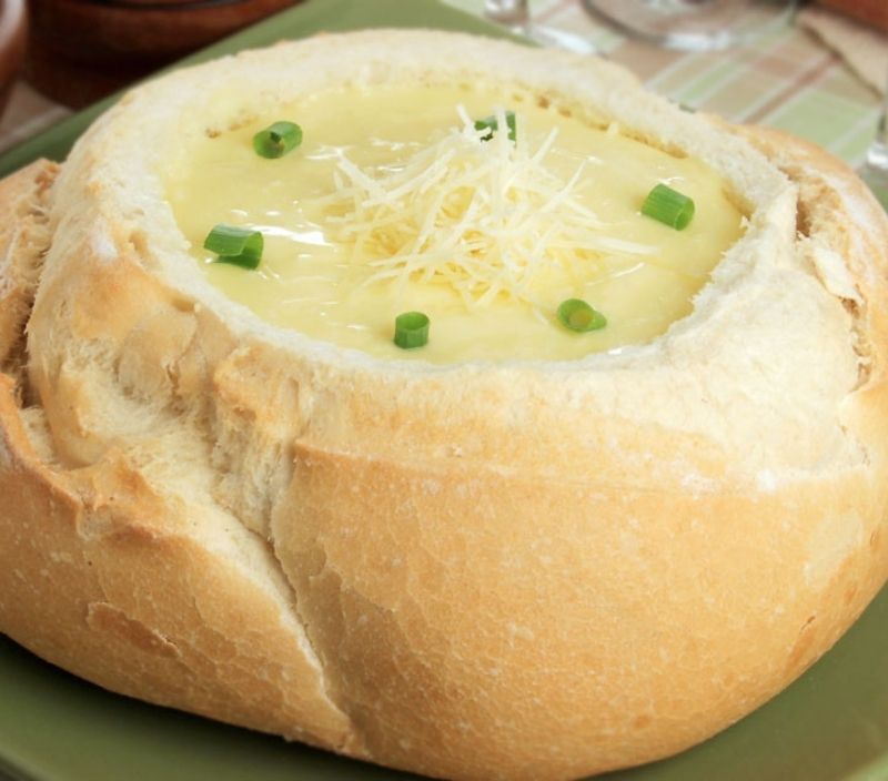 caldo aos 4 queijos