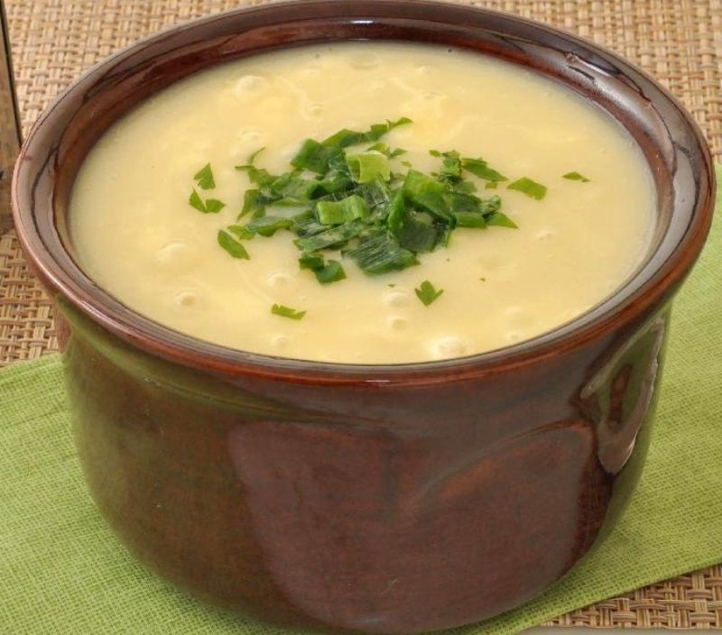 caldo de batata e queijo