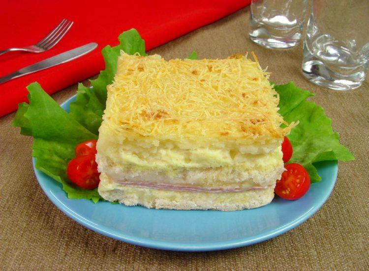 sanduíche gratinado
