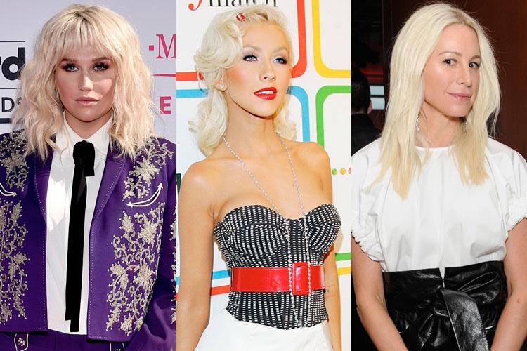 Famosas que aderiram ao ice blond hair