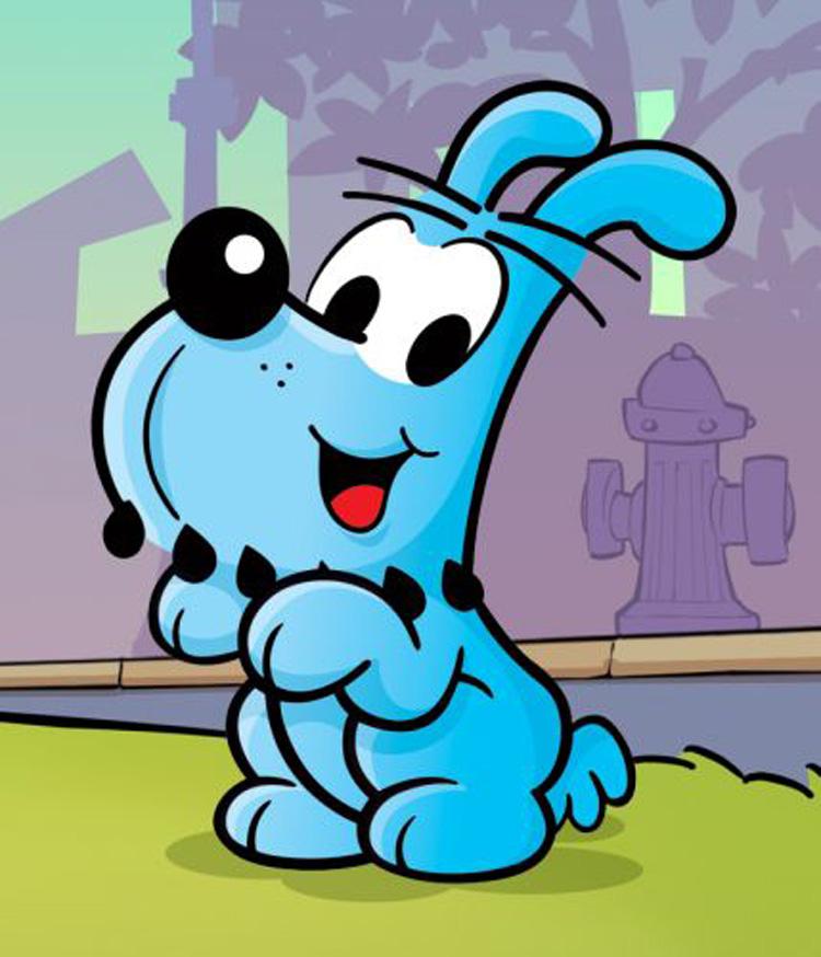 O cachorro Bidu da Turma da Mônica na vida real