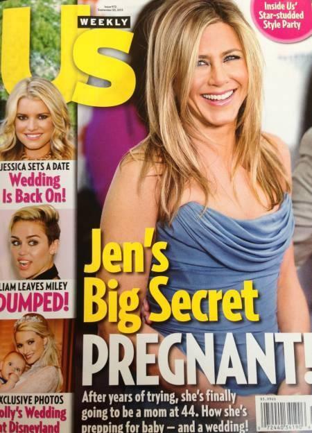 Boato de gravidez Jennifer Aniston