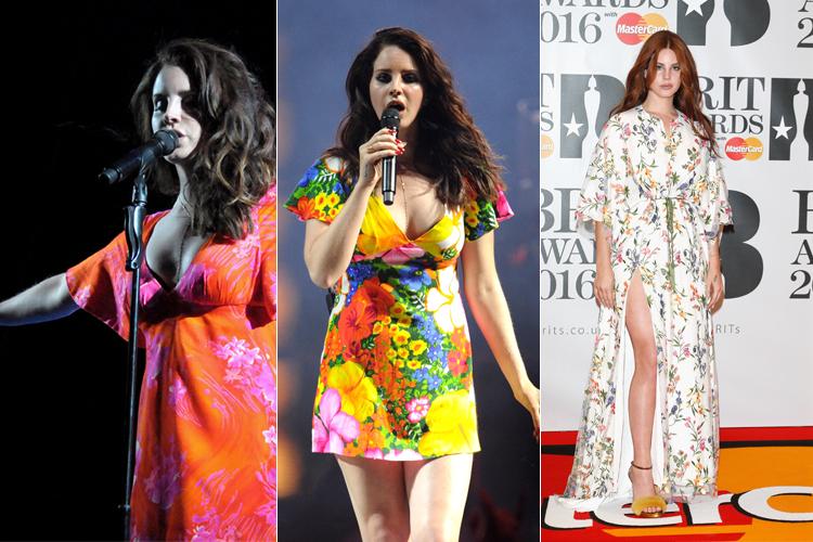 Lana Del Rey com flores