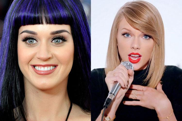 Katy Perry e Taylor Swift montagem