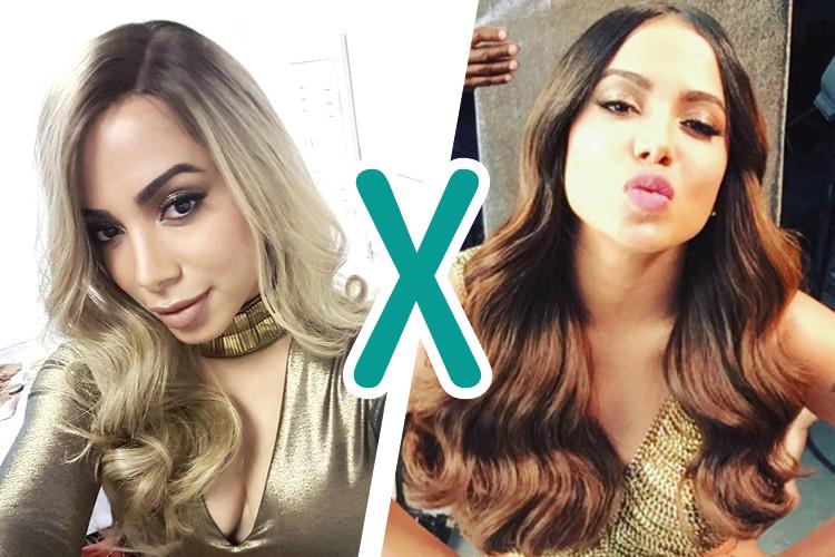 Anitta loira e morena