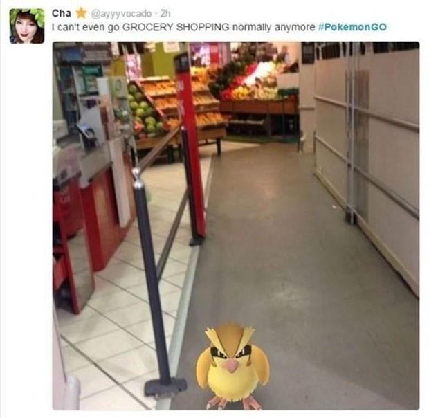 Aplicativo para smartphone Pokémon Go