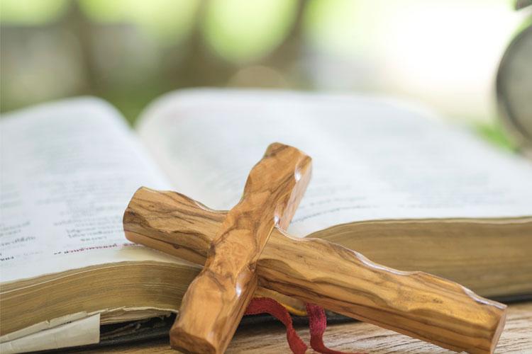 Foto de um crucifixo