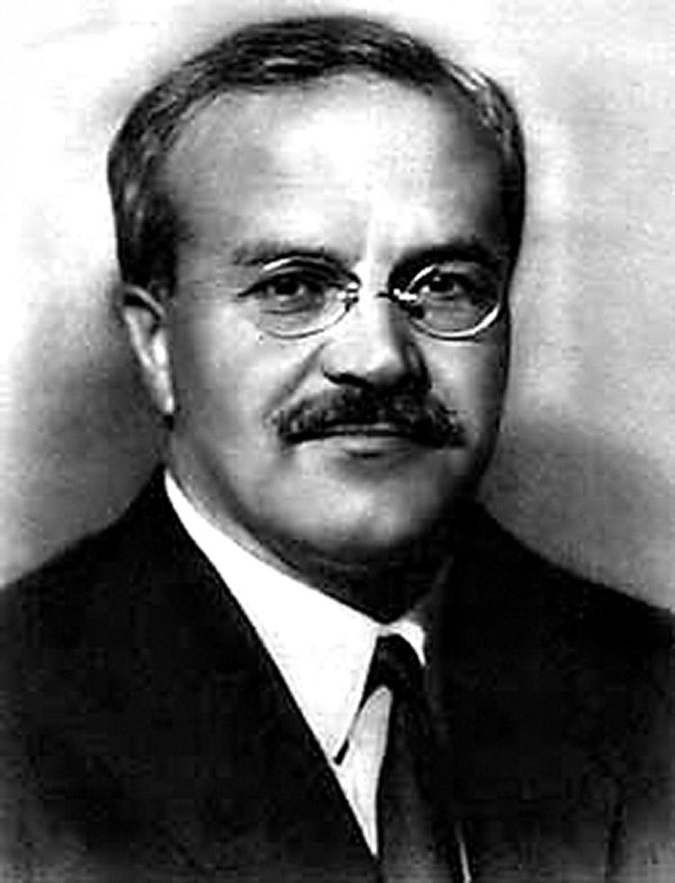 Molotov, ministro das relações exteriores da União Soviética