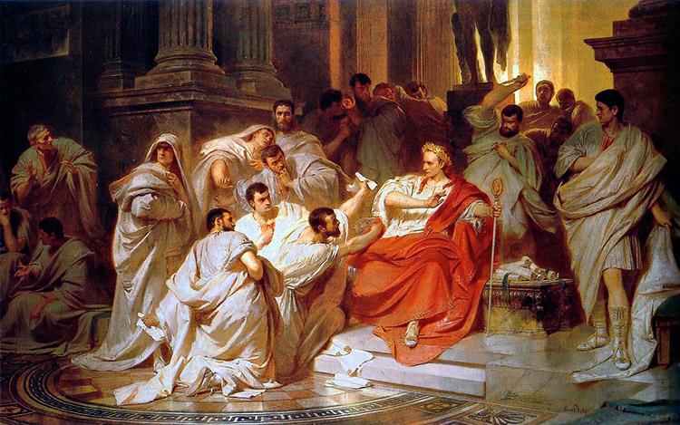 até tu brutus assassinato de júlio césar