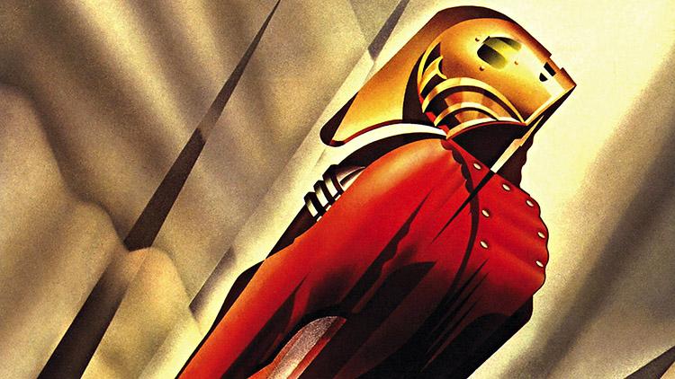 rocketeer herói fora das telas