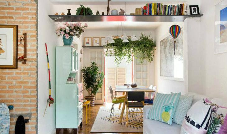 Perfis de decoração no Instagram Decor Feelings sala decorada integrada