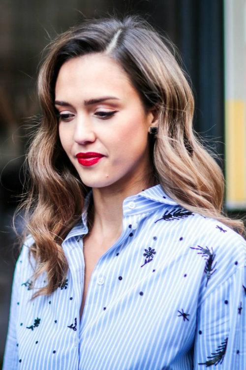 Cabelo tiger eye solto Jessica Alba pinterest