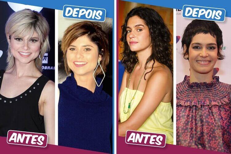 Julianne Trevisol e Maria Flor são famosas que cortaram o cabelo em 2016