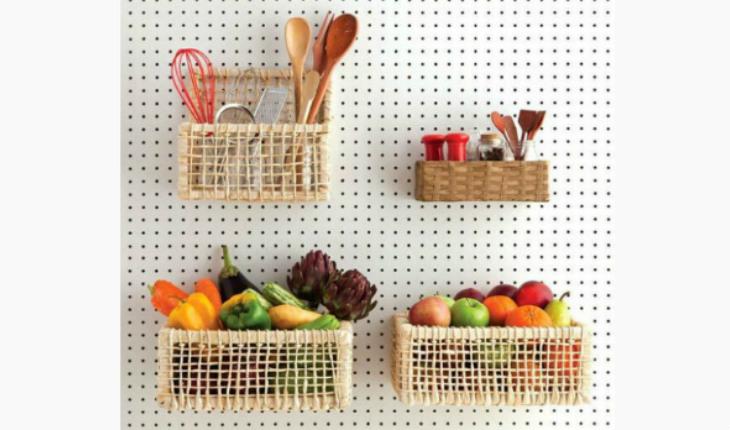 pegboard na decoração despensa pinterest