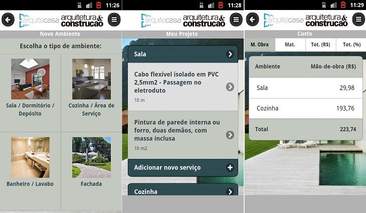 print de tela smarpthone aplicativos reformar casa aplicativo reformar casa