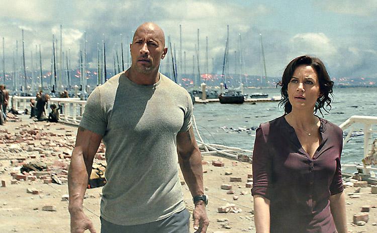 The Rock, Carla Gugino, terremoto, falha de San Andreas, filme