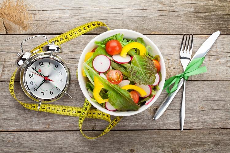 Salada mesa refeição digestão