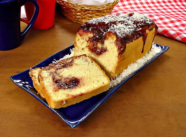 Receita de bolo de iogurte com coco