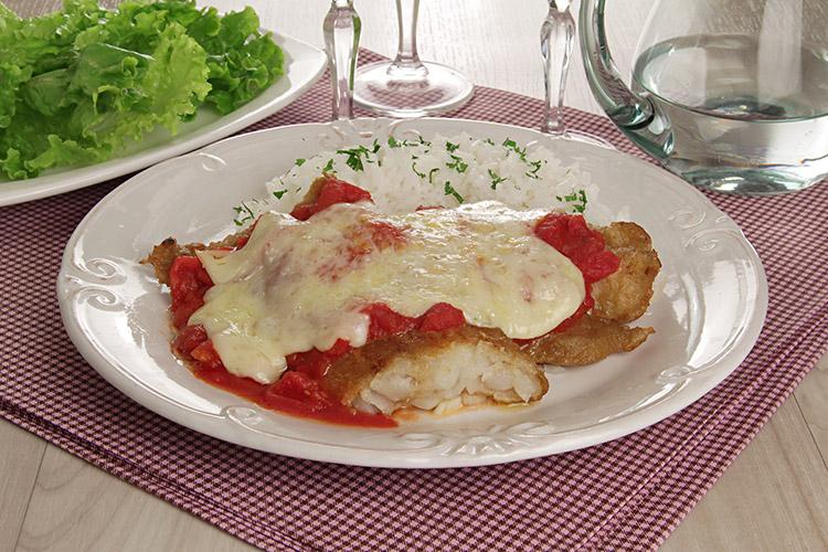 Receita de Parmegiana de Peixe