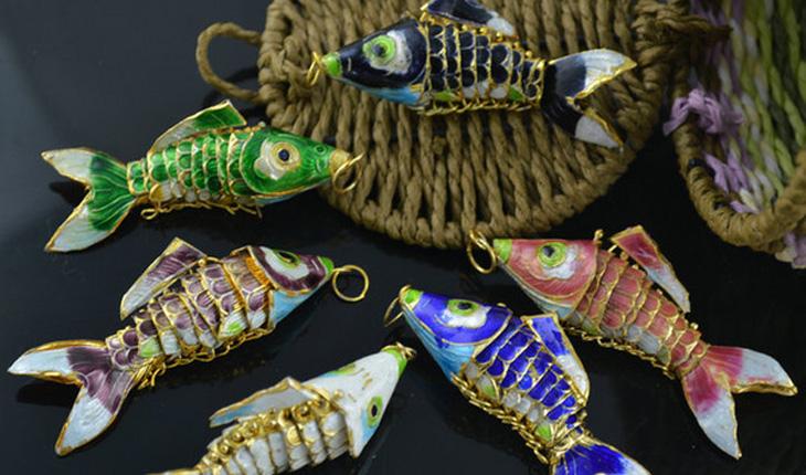 talismãs de sorte amuleto de peixe
