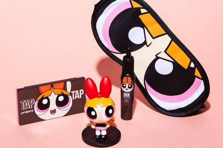 Marca Peripera maquiagem meninas superpoderosas florzinha