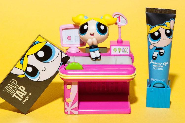 Marca Peripera maquiagem meninas superpoderosas lindinha