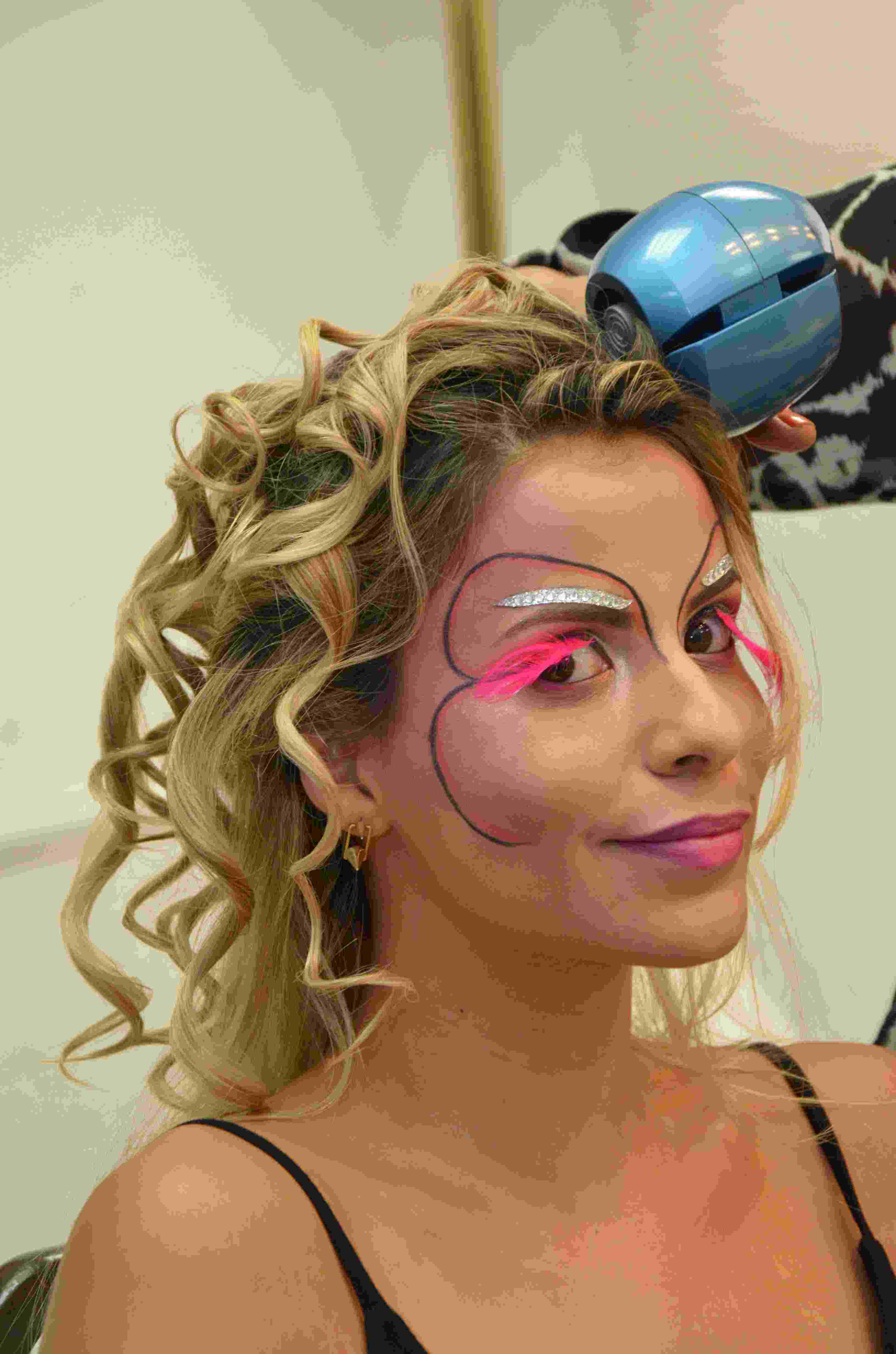 Penteado de carnaval