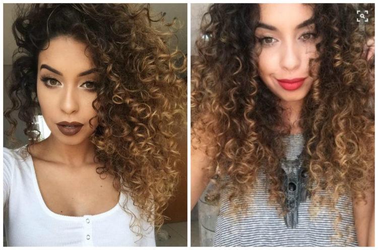 ombré hair em morenas