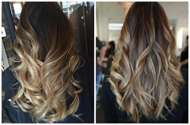 ombré hair em morenas