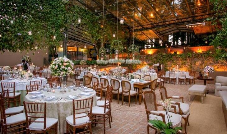 Foto de salão de festa de casamento