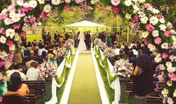 Casamento ao ar livre